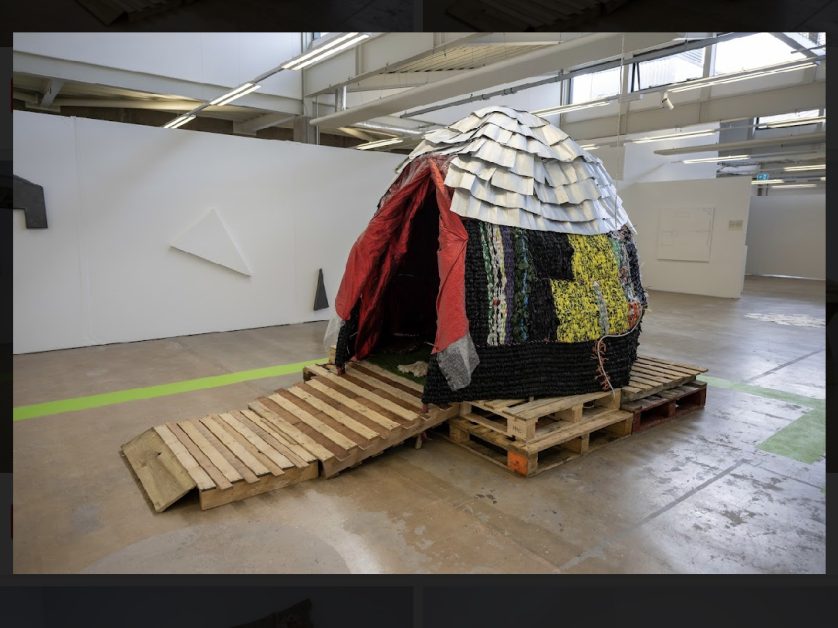 “Dome” MFA show case Cardiff school of Art and Design. Culmination of workshops highlighting the problems of fast fashion and plastic pollution.