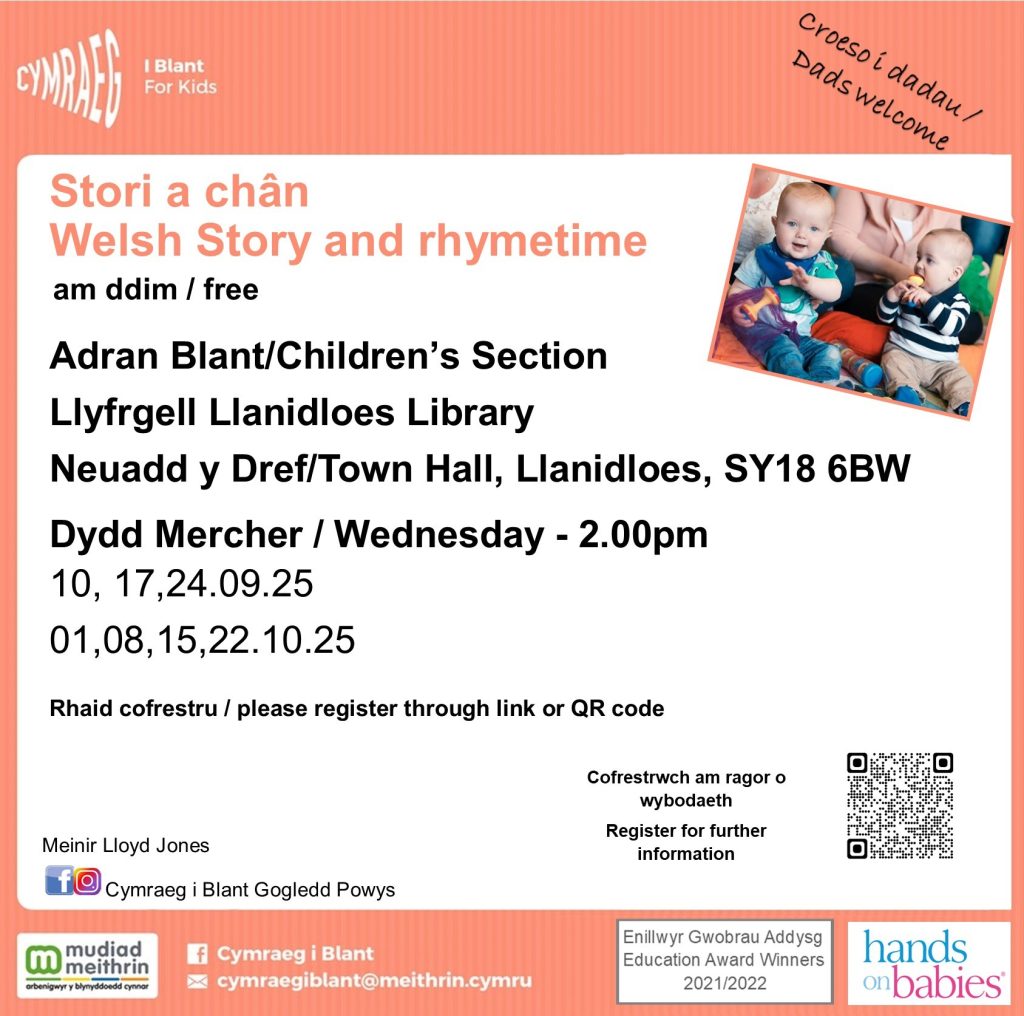 Stori a Chan – Welsh Story and Rhyme Time