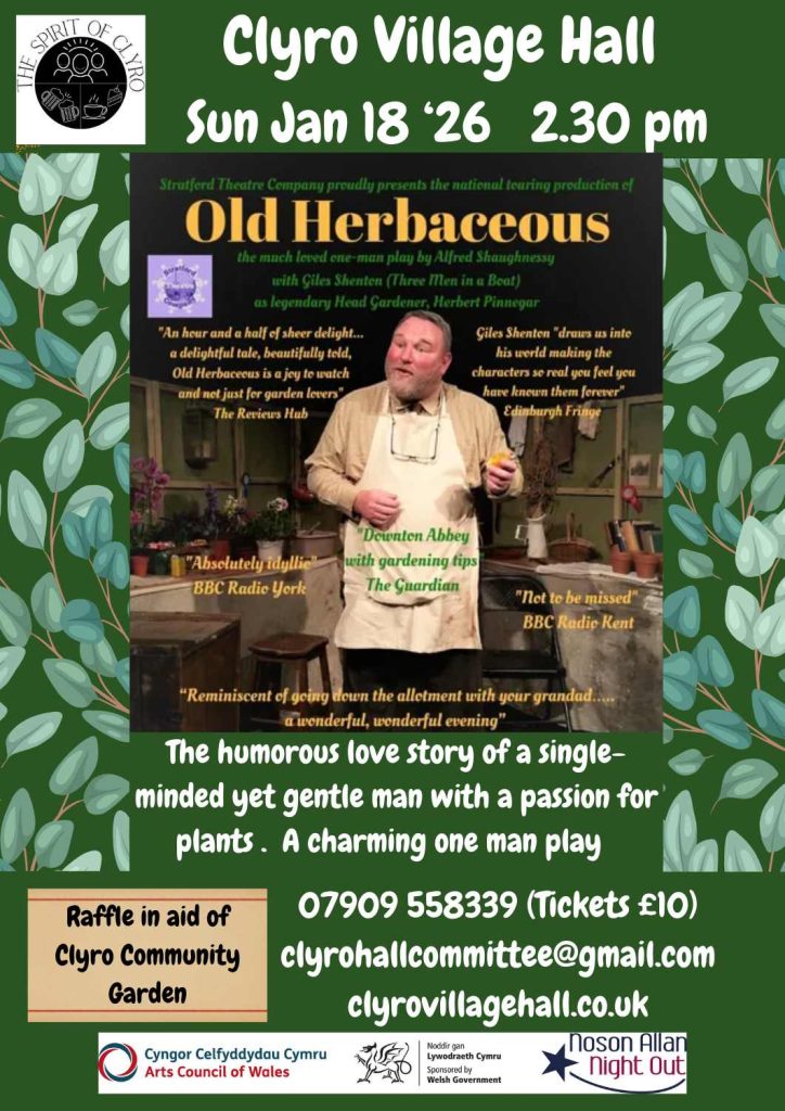 Old Herbaceous – One-man play