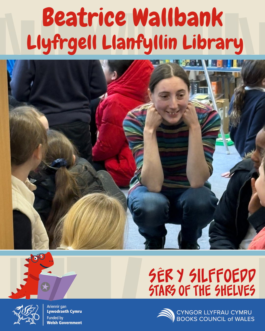 “Stars of the Shelves” Returns to Inspire Hundreds of Young Readers Across Powys