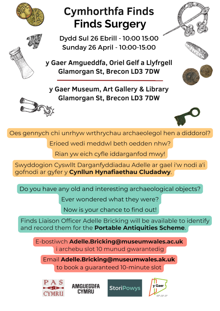 cymhorthfa finds / Finds surgery